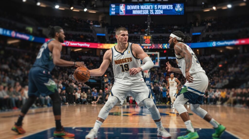 Denver Nuggets vs. Minnesota Timberwolves Match Player Stats