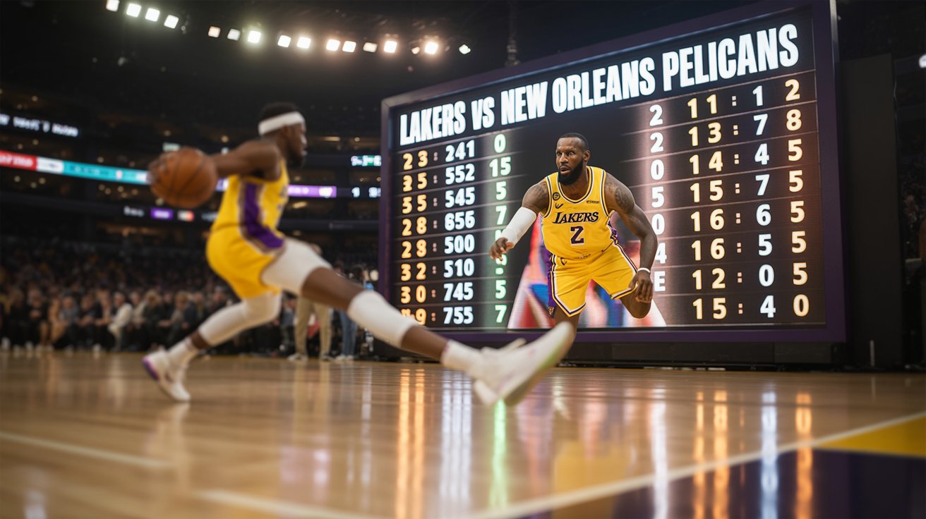Lakers vs New Orleans Pelicans Match Player Stats