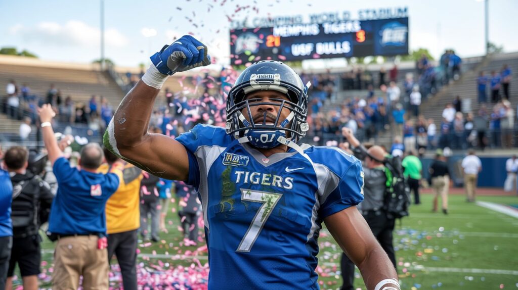 Memphis Tigers vs. USF Football Match Player Stats