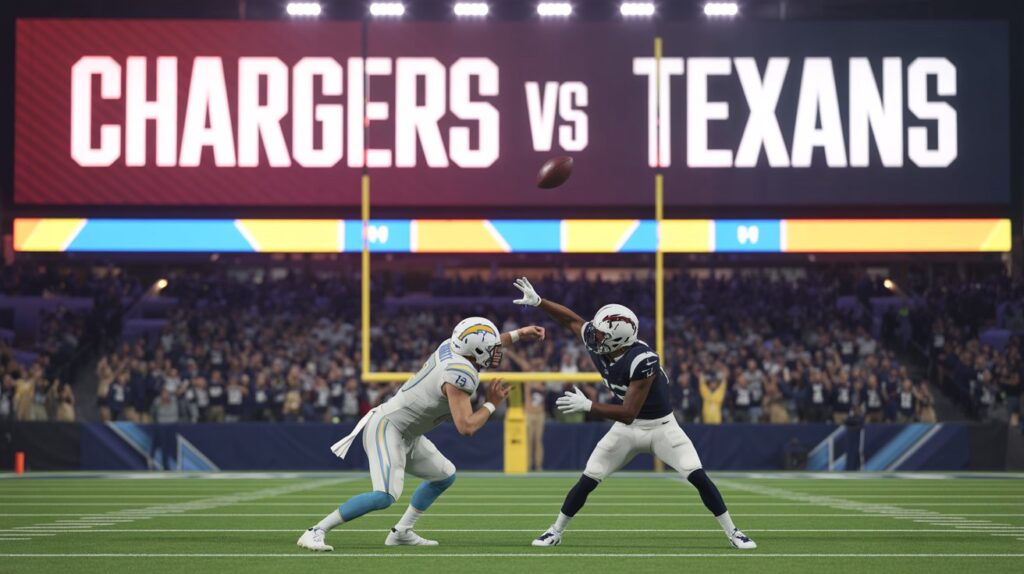 chargers vs texans match player stats