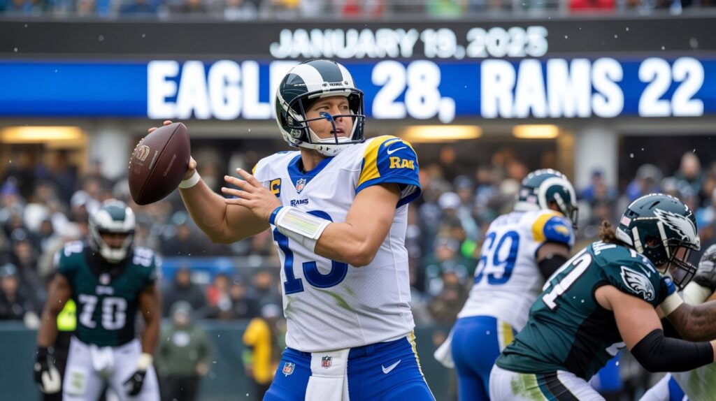 los angeles rams vs philadelphia eagles match player stats