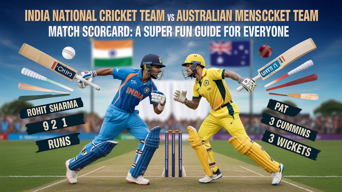 India National Cricket Team vs Australian Mens Cricket Team Match Scorecard