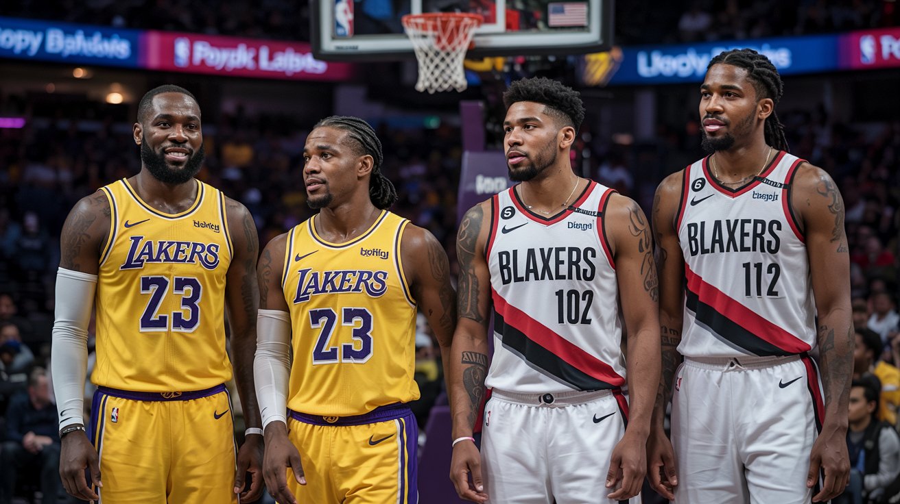 Lakers vs Portland Trail Blazers Match Player Stats