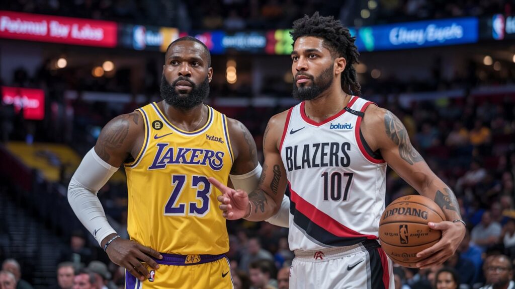Lakers vs Portland Trail Blazers Match Player Stats