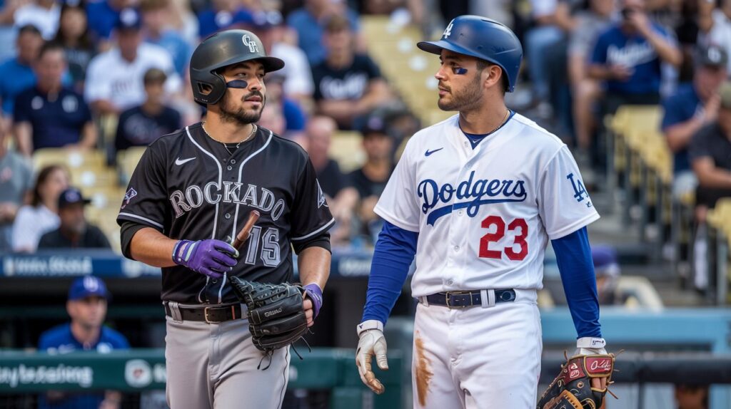 Colorado Rockies vs Dodgers Match Player Stats