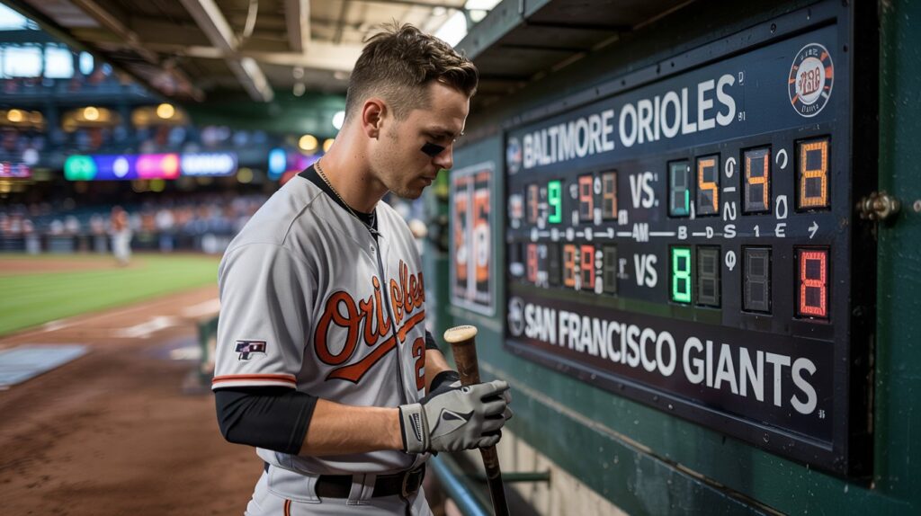 Baltimore Orioles vs San Francisco Giants Match Player Stats