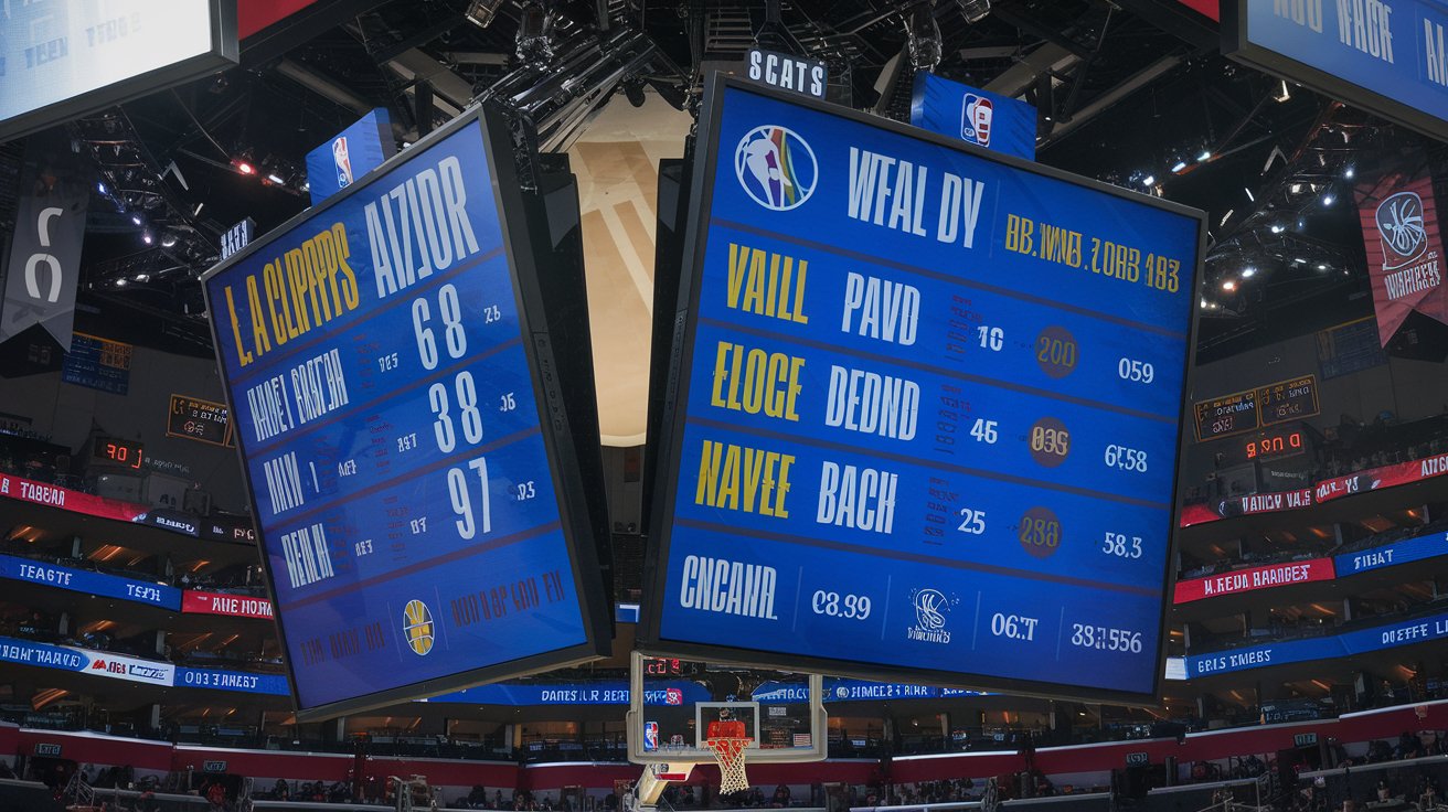 La Clippers vs Golden State Warriors Match Player Stats